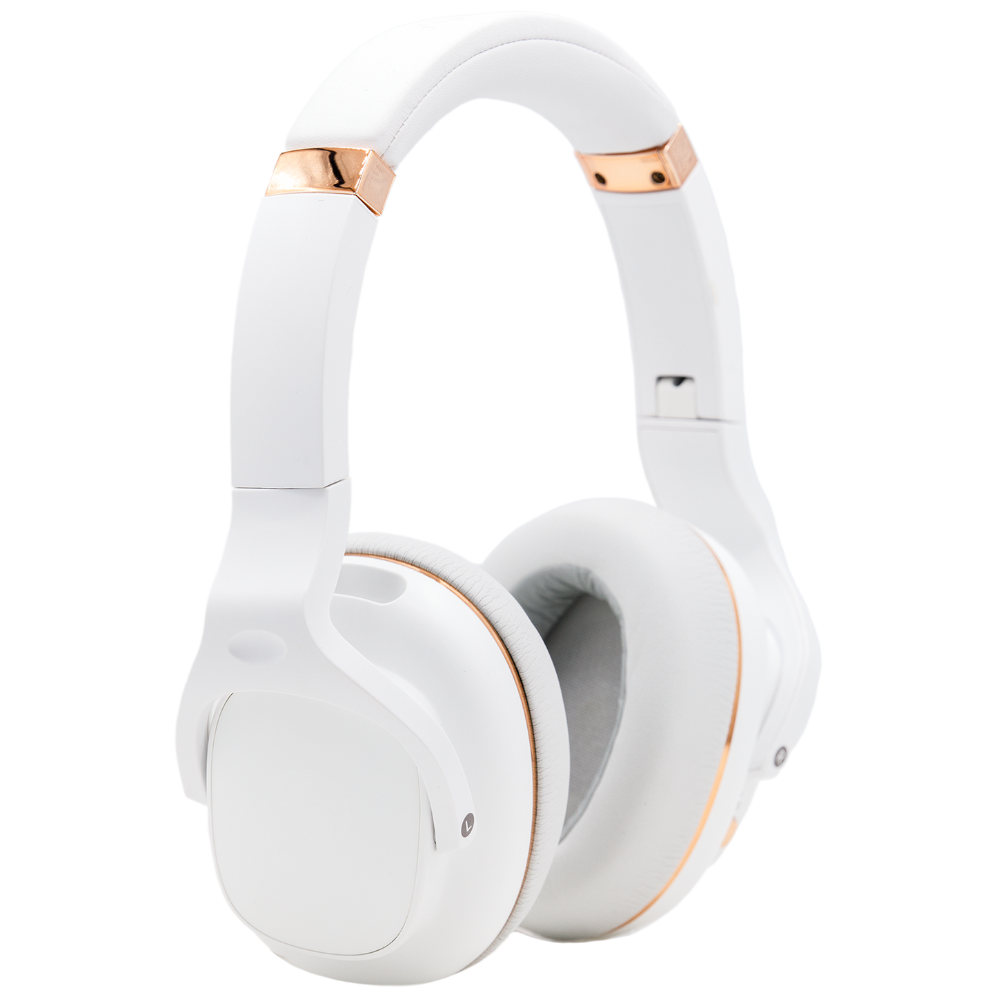 Wavv Element Active Noise Canceling Headphones - White Color