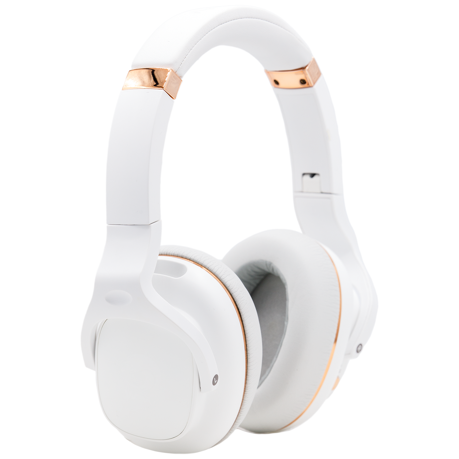 Wavv Element Active Noise Canceling Headphones - White Color