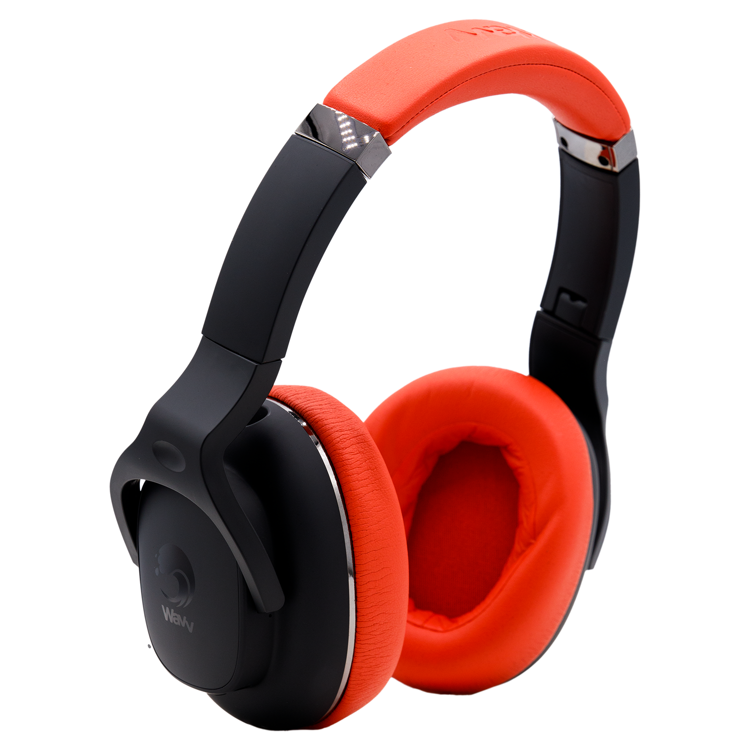 Wavv Element Active Noise Canceling Headphones - Red Color